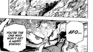 AFO fighting Deku in My Hero Academia 368 (Image via Shueisha)